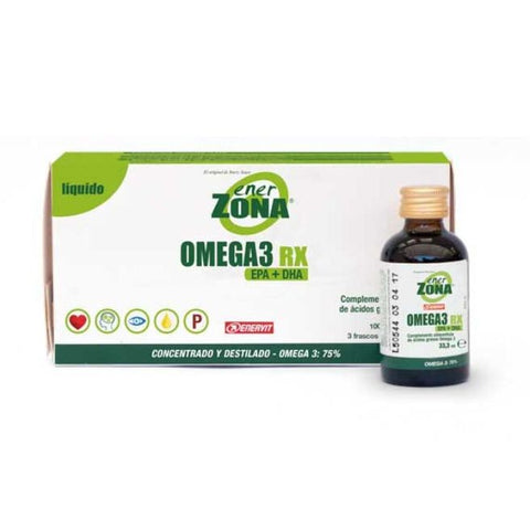 Comprar online OMEGA 3 RX 3 Frascos x 33,3 ml de ENERZONA. Imagen 1