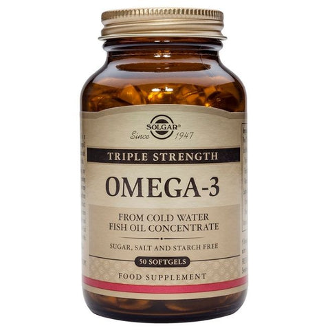 Comprar online OMEGA 3 TRIPLE CONCENTRACION 100 Caps Blandas de SOLGAR. Imagen 1