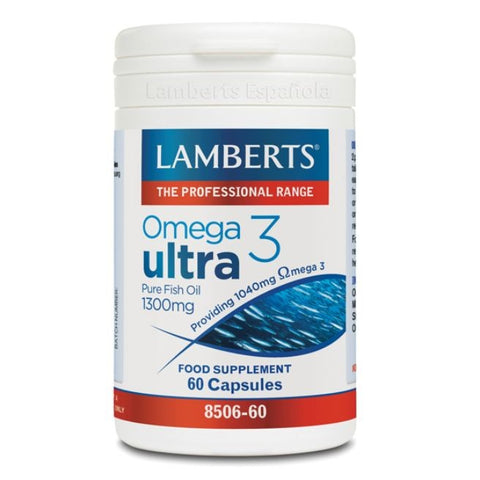 Comprar online OMEGA 3 ULTRA. ACEITE DE PESCADO PURO 1300MG 60 de LAMBERTS. Imagen 1