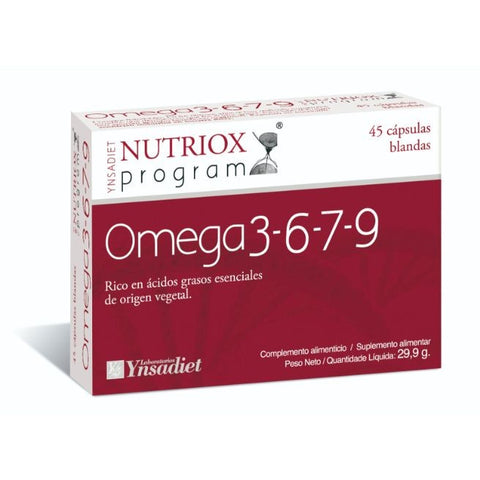 Comprar online OMEGA 3-6-7-9 45 Perlas NUTRIOX de YNSADIET. Imagen 1