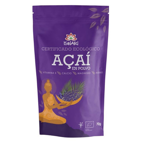 Comprar online ACAI LIOFILIZADO BIO 70 gr de ISWARI. Imagen 1