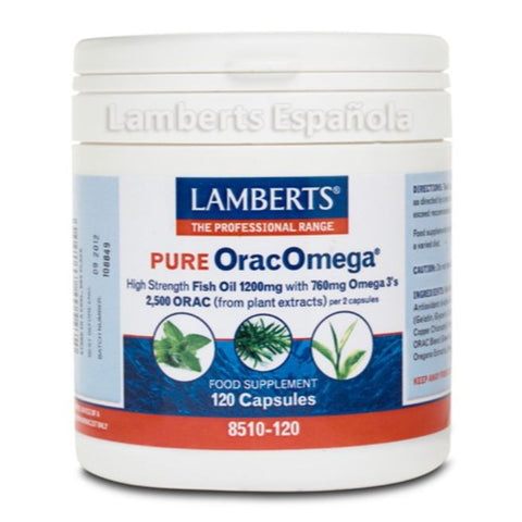 Comprar online ORACOMEGA PURO 120 Caps de LAMBERTS. Imagen 1
