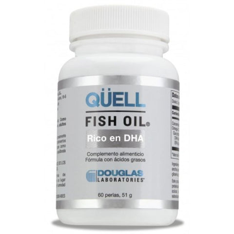 Comprar online QÜELL ACEITE DE PESCADO ALTO EN DHA 60 Perlas de DOUGLAS. Imagen 1