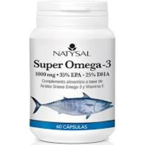 Comprar online SUPER OMEGA 3 EPA-DHA 60 CAPSULAS de NATYSAL. Imagen 1