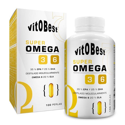 Comprar online SUPER OMEGA 3-6 1000 mg 100 Perlas de VIT.O.BEST. Imagen 1