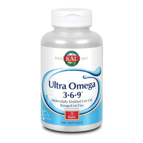 Comprar online ULTRA OMEGA 3 6 9 100 Perlas de KAL. Imagen 1