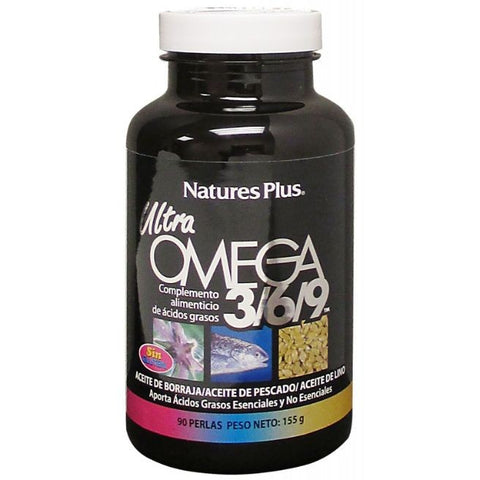 Comprar online ULTRA OMEGA 3/6/9 1200 mg x 90 Perlas de NATURES PLUS. Imagen 1