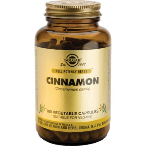 Comprar online CINNAMON (CANELA) CHINA 100 Vcaps de SOLGAR. Imagen 1