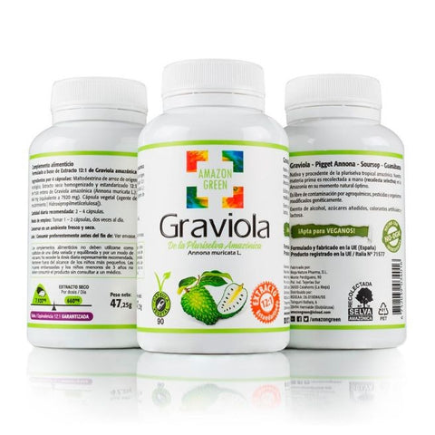 Comprar online GRAVIOLA AMAZONICA BIO 90 Caps de AMAZON GREEN. Imagen 1