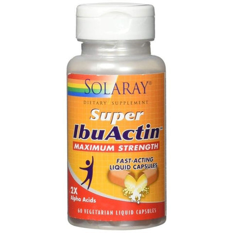 Comprar online SUPER IBUACTIN 60 Caps Vegetales de SOLARAY. Imagen 1
