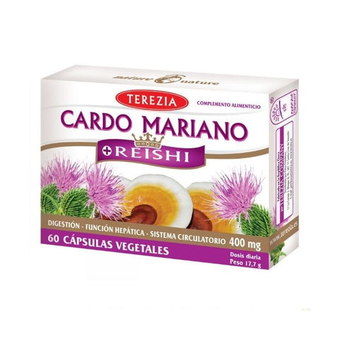 Comprar online CARDO MARIANO + REISHI 60 CAPSULAS de TEREZIA. Imagen 1