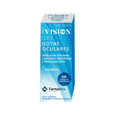 Comprar online VISION DRY GOTAS OCULARES 10 ml de FARMAMIX. Imagen 1