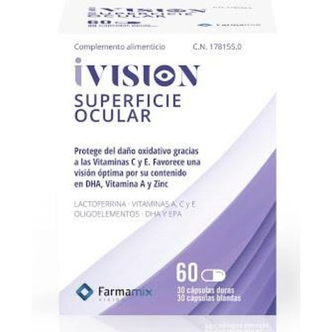 Comprar online VISION SUPERFICIE OCULAR 60 Caps de FARMAMIX. Imagen 1