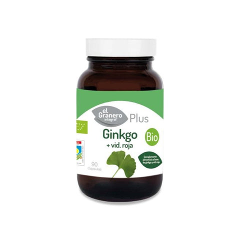 Comprar online GINKGO + VID ROJA BIO 500 mg 90 Vcaps de GRANERO SUPLEMENTOS. Imagen 1