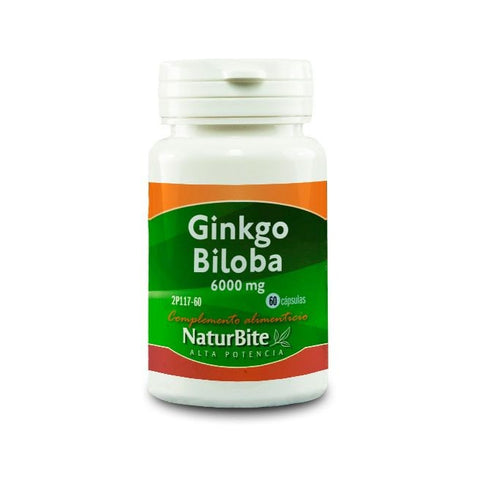 Comprar online GINKGO BILOBA 6000 mg 60 Tabs de NATURBITE. Imagen 1