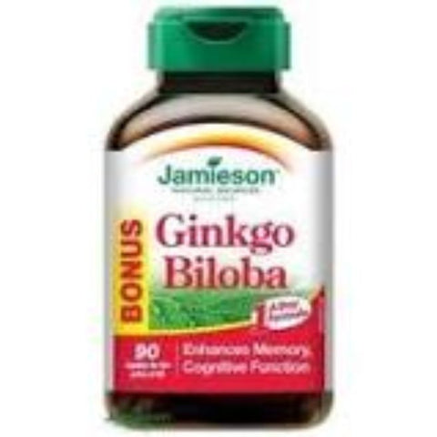Comprar online GINKGO BILOBA 80MG EXT. (55:1) 60+30 Comprimidos de JAMIESON. Imagen 1