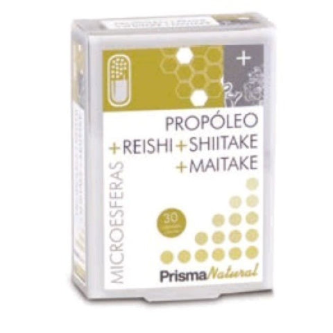 Comprar online PROPOLEO + SHIITAKE + MAITAKE + REISHI 30 Caps de PRISMA NATURAL. Imagen 1