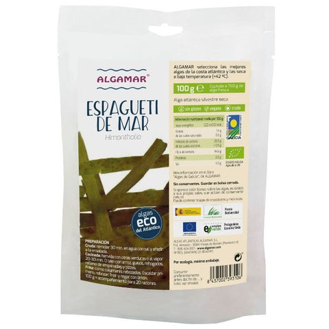 Comprar online ALGA ESPAGUETI DE MAR 100 G de ALGAMAR. Imagen 1