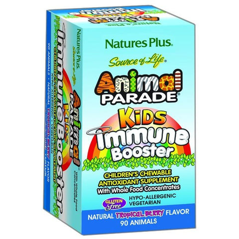 Comprar online ANIMAL PARADE KIDS IMMUNE BOOSTER 90 Comp mastic de NATURES PLUS. Imagen 1