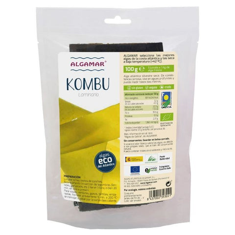 Comprar online ALGA KOMBU 100 GRAMOS de ALGAMAR. Imagen 1