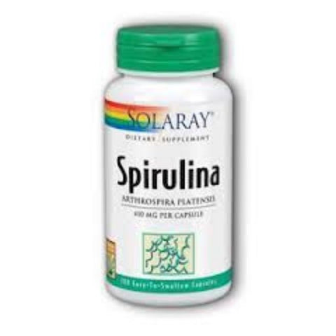 Comprar online ESPIRULINA 100 Caps de SOLARAY. Imagen 1