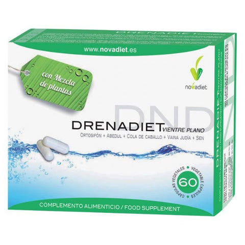 Comprar online DRENADIET VIENTRE PLANO 60 Caps de NOVADIET. Imagen 1
