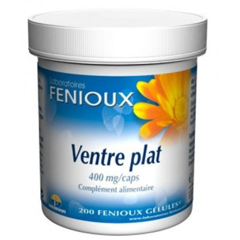 Comprar online VIENTRE PLANO 400 mg 200 Caps de FENIOUX. Imagen 1