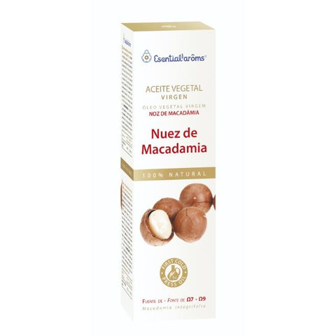 Comprar online ACEITE VEGETAL NUEZ DE MACADAMIA 100 ml de ESENTIAL AROMS. Imagen 1