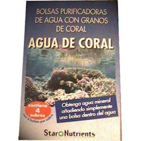 Comprar online AGUA DE CORAL 4 Sobres de STAR NUTRIENTS. Imagen 1